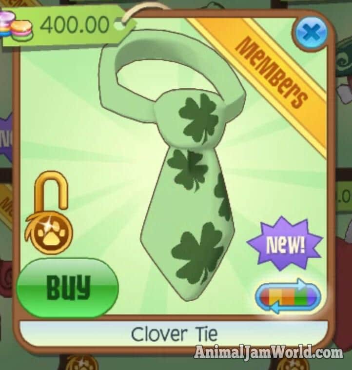 Clover Tie Animal Jam World