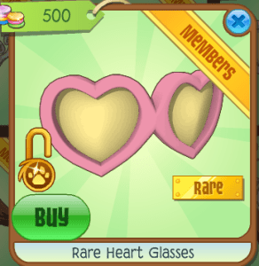 Rare Heart Glasses