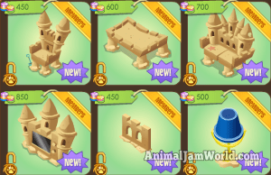 Sand Castle Den Items 1