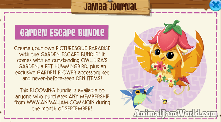 Animal Jam Garden Escape Bundle! - Animal Jam World