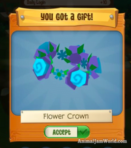 Play Wild Flower Crowns Animal Jam World