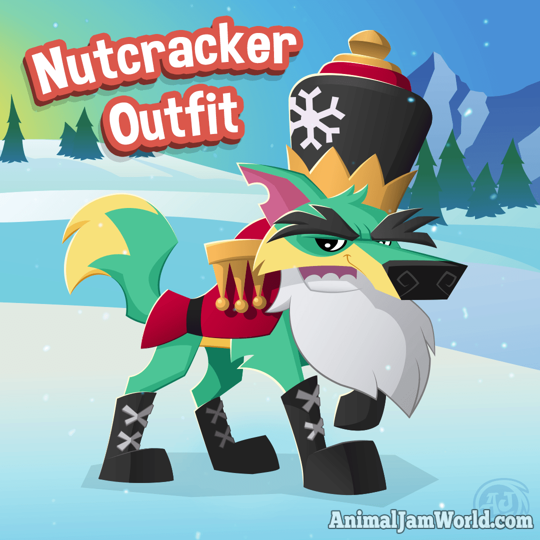 Nutcracker Boots in Play Wild Animal Jam World