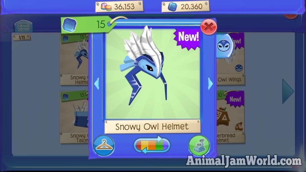 Play Wild Snowy Owl Armor Set New AJPW Armor!